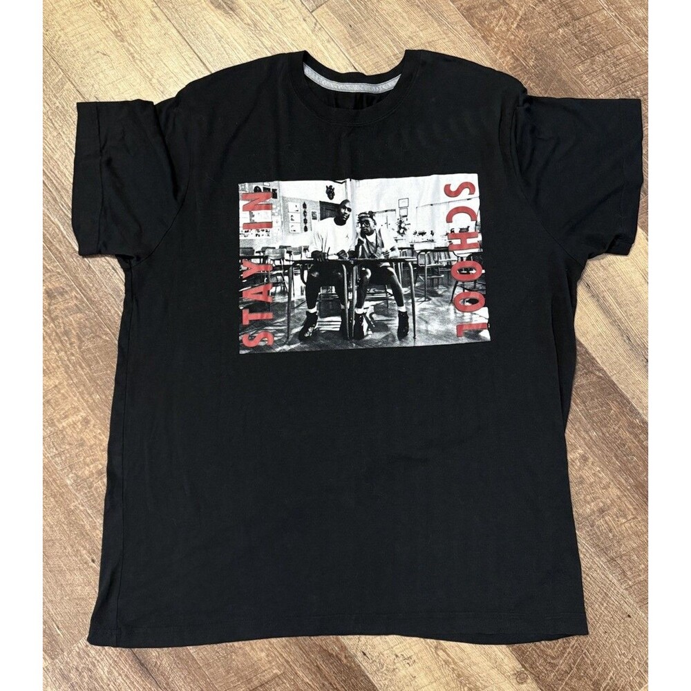 NIKE Air Jordan "STAY IN SCHOOL" T-Shirt Michael Jordan Spike Lee (Youth XXL)
